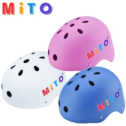미토 유아 어린이 자전거 킥보드 아동 헬멧 인라인 스케이트보드 보호장비